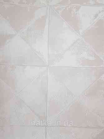 Шпалери вінілові на флізелін Sirpi Alta gamma Sempre 3 квадрати ефект старіння під штукатурку срібло золото Київ