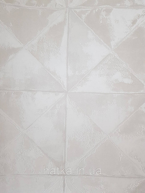 Шпалери вінілові на флізелін Sirpi Alta gamma Sempre 3 квадрати ефект старіння під штукатурку срібло золото Київ - фото 1