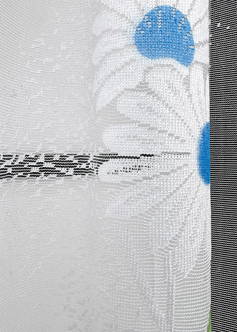 Тюль жаккард VR-Textil № 1898т Арка на кухню цвет белый 500х150 см (53-0105) Киев - изображение 5