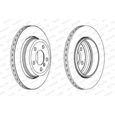 Гальмівний диск FERODO DDF1297C-1 Вінниця