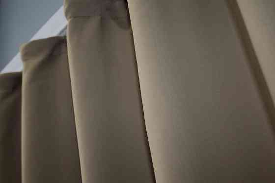 Комплект штор коротких VR-Textil Bagema Rvs № 1239ш 130х170 см 2 шт Молочний шоколад (35-0056) Київ