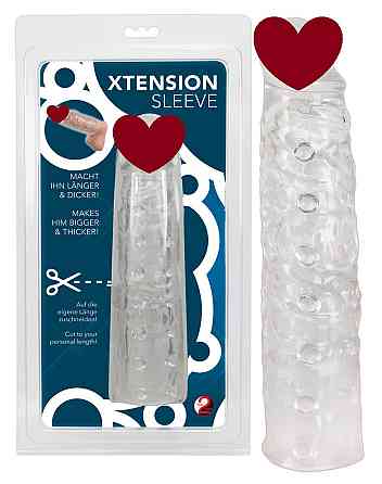 Насадка на член XTension Sleeve transparent Sex Aura Киев