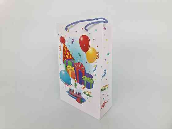 Паперовий пакет подарунковий Середній 17/26/8 (артSV-062) (12 шт.) Харків