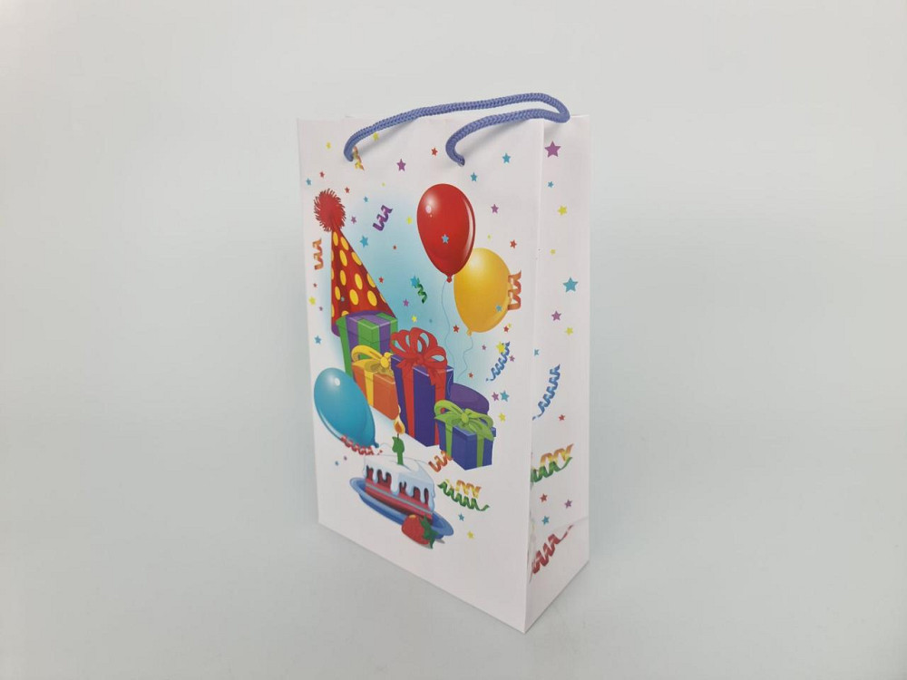 Паперовий пакет подарунковий Середній 17/26/8 (артSV-062) (12 шт.) Харків - фото 3