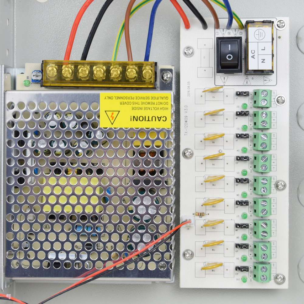 Блок живлення Full Energy BG-1210/9 11-14 В / 10 А на 9 каналів навантаження Київ - фото 3