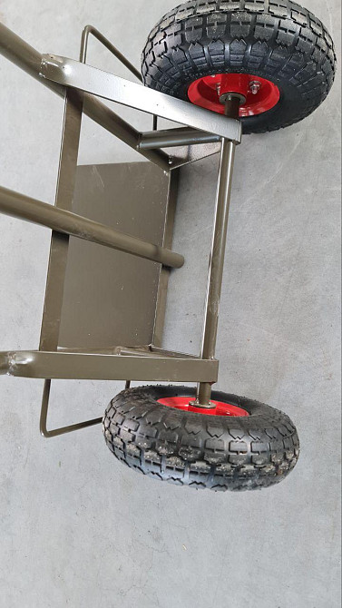 Тележка грузовая для склада Хаки Тележка для баллонов Тележка для холодильников Тележка двухколесная Белая Церковь - изображение 5