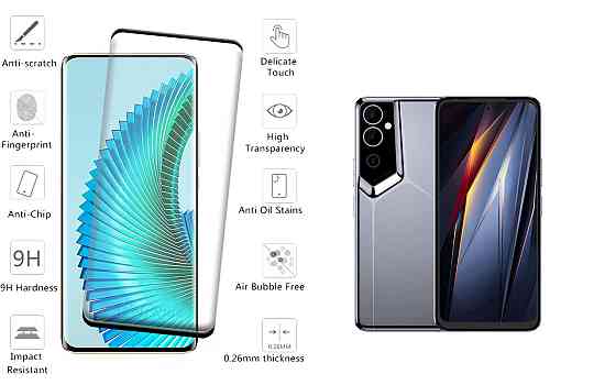 Захисне скло HyperGlass Pro для Tecno POVA Neo 2 LG6n – максимальна чутливість та захист Київ
