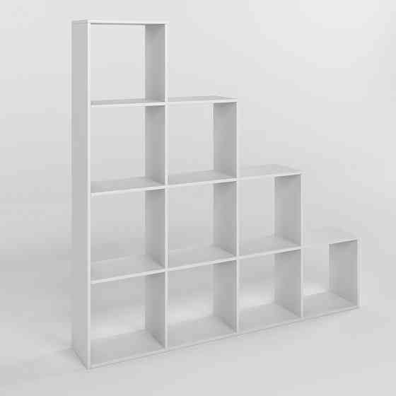 Стеллаж М-ЗОН Джеко 1420 Нимфея Альба (белый) (MZN-031004) Днепр