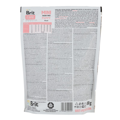 Сухий корм для собак Brit Care GF Mini Puppy Lamb 400 г (8595602520145) Вінниця - фото 2