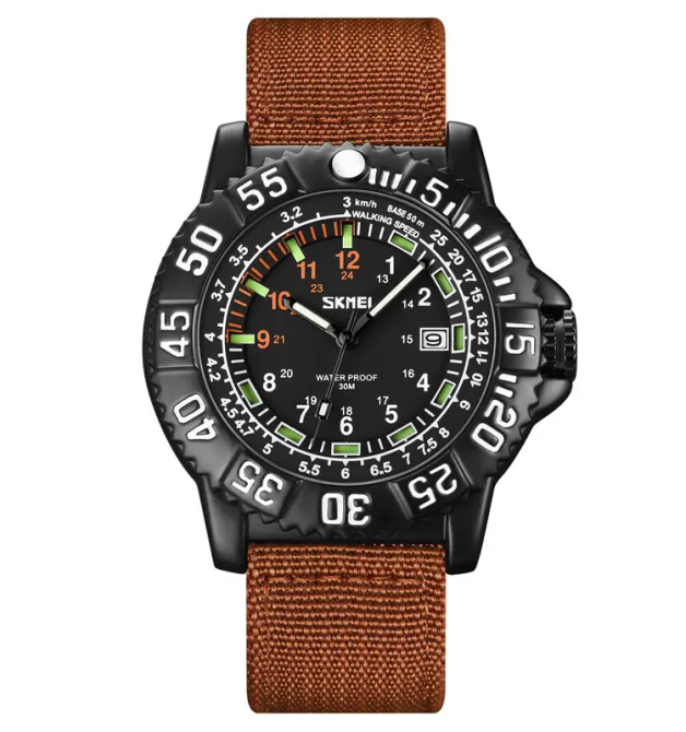 Чоловічий наручний годинник Skmei 9281 Коричневий Київ - фото 1