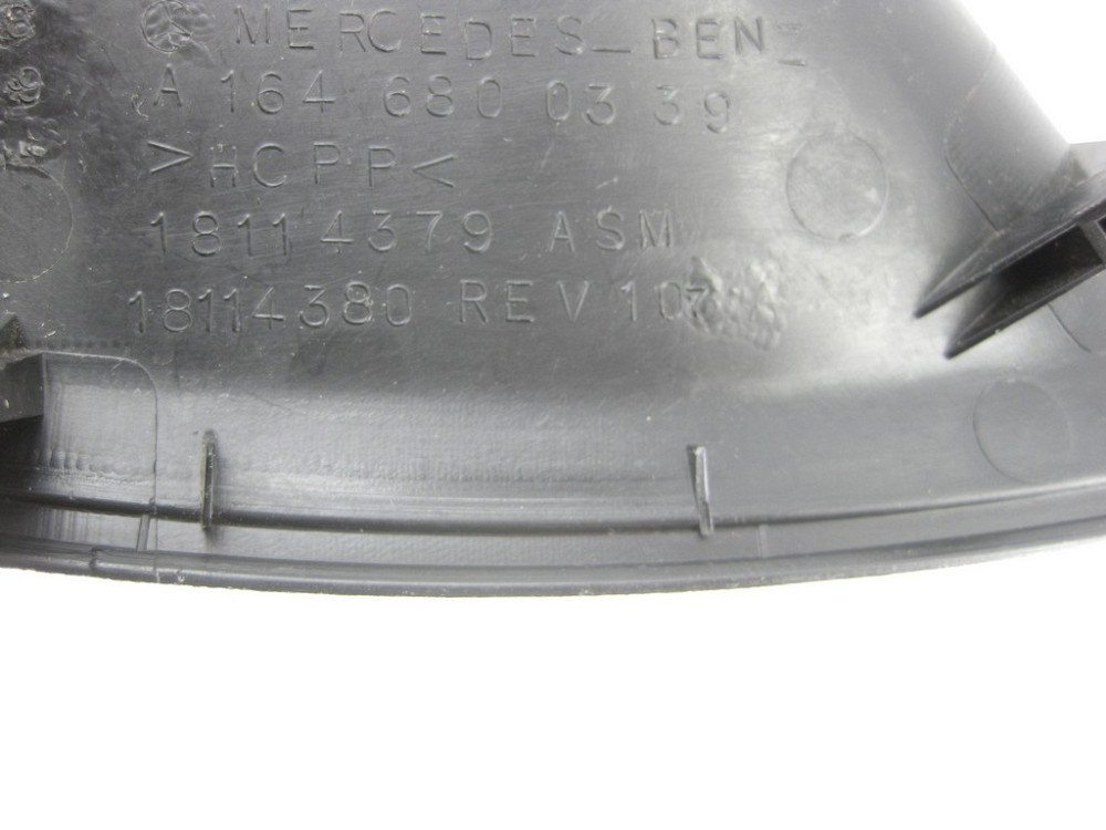 Mercedes-Benz  A1646800339 9051 Кришка лівого торця панелі приладів чорна GL X164 ML W164 Одеса - фото 7