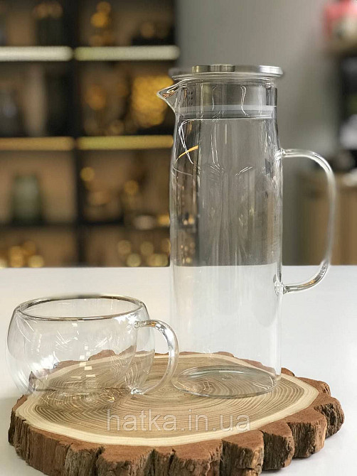 Глечик "Фреш" 1200 мл для напоїв прозорий Київ - фото 3