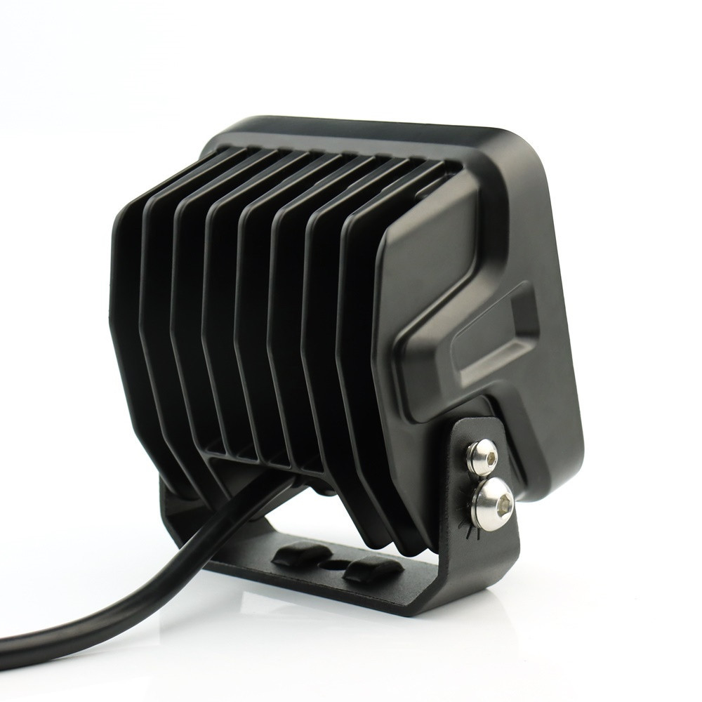 Светодиодная фара StarLight SL-W0240S квадратная, дальний свет WHITE + DRL 40W 4800Lm 5700K 12/24V Харьков - изображение 6