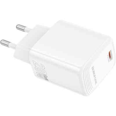 Зарядное устройство BOROFONE BN26 Fuente USB-C PD20W White (6941991120237) Винница