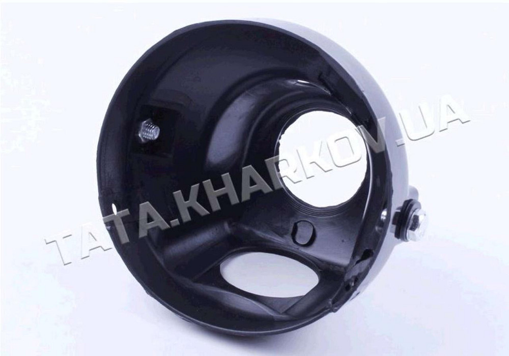 Корпус фары мопед Дельта (круглая, пластик) Мукачево - изображение 1