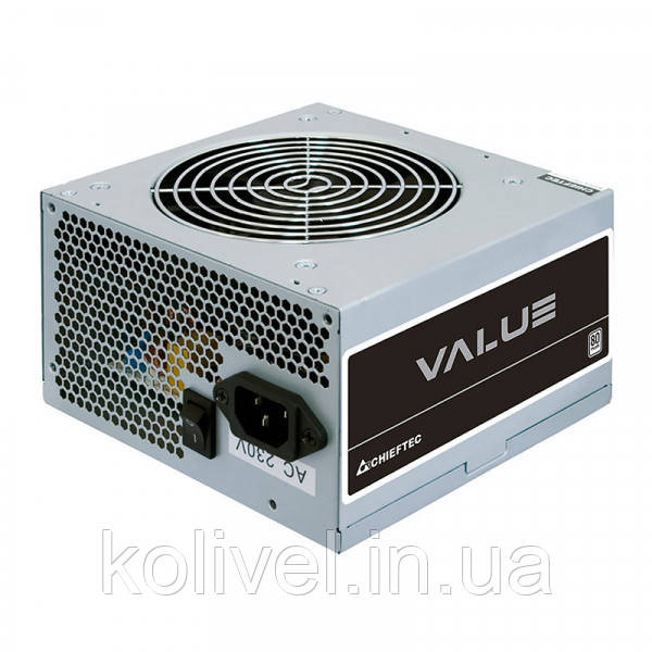 БЖ 600W Chieftec VALUE APB-600B8, 120 mm, 80+ White, Bulk (APB-600B8) Киев - изображение 1