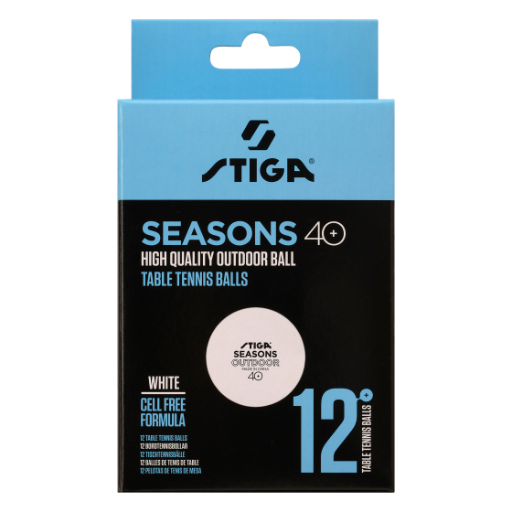 М'ячі для настільного тенісу Stiga Seasons, White 12 шт (1110-2810-12) Київ