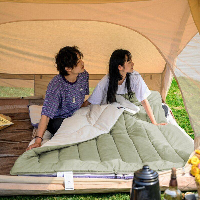 Спальник Naturehike H150 NH19S015-D, (18-25°C), p-р L, фіолетовий Київ - фото 5