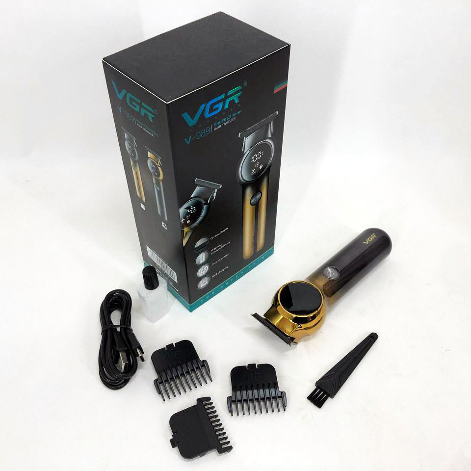 Машинка для стрижки аккумуляторная с насадками VGR V989, Электрическая машинка для стрижки бытовая OB-76 Львов - изображение 6