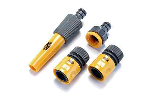 Набір: насадка-розпилювач, конектори 1/2: 1/2 аквастоп, 1/2, адаптер 1/2+3/4 СИЛА Київ