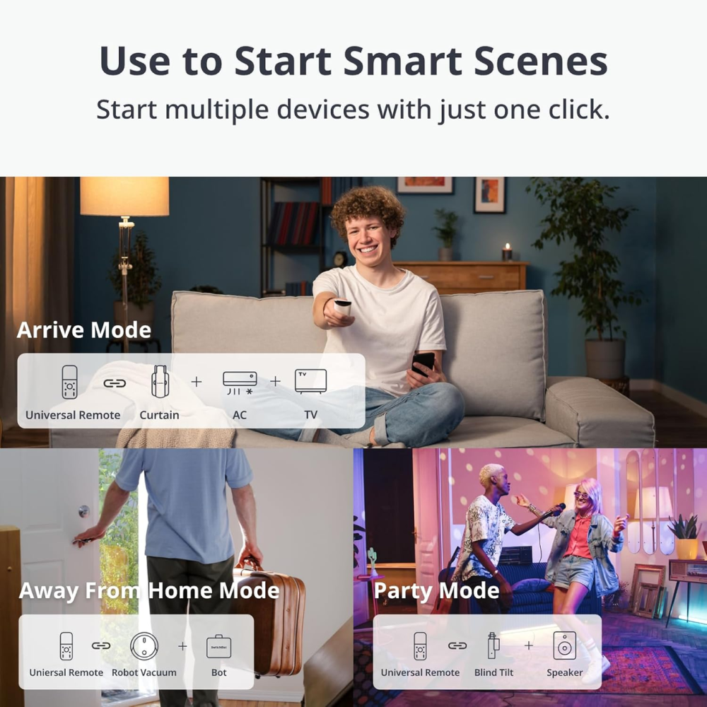 Комплект SwitchBot Universal Remote + Hub Mini Matter, універсальний смарт-пульт Wi-Fi 2.4 ГГц, керування 25 пристроями, Apple Hom Київ - фото 14