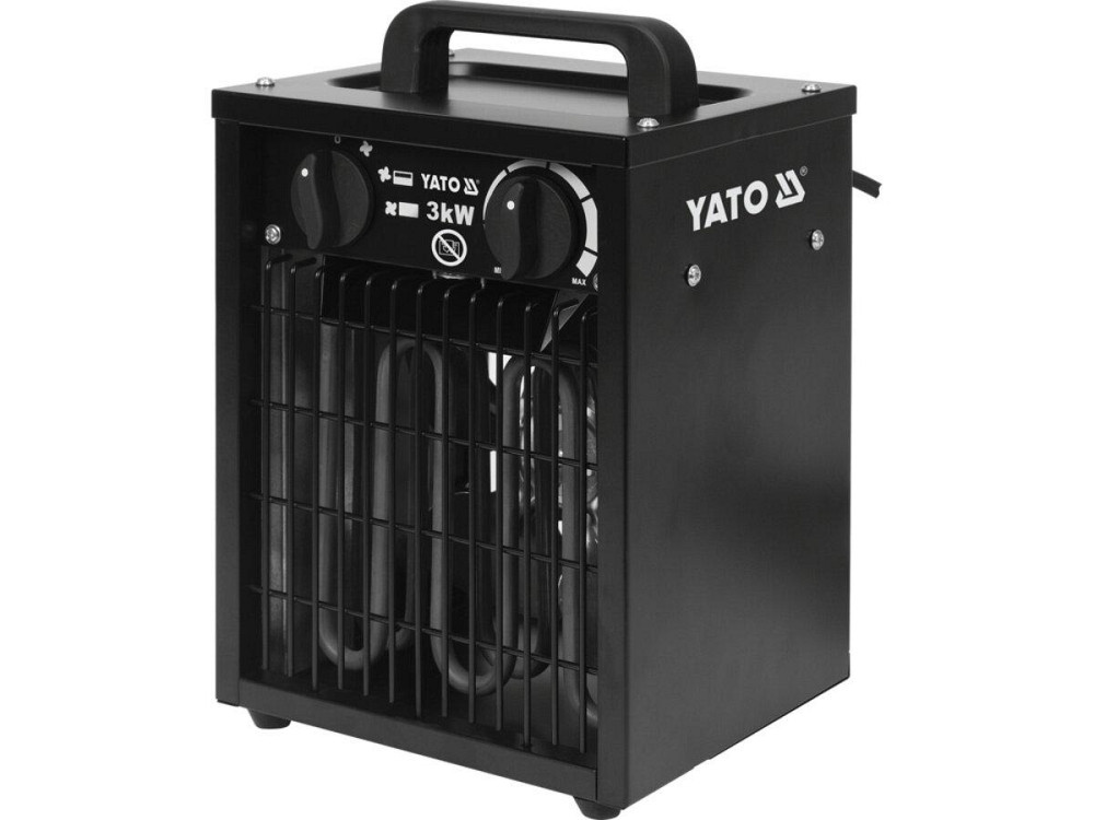 Нагрівач приміщень мережевий YATO 230В, 3кВт, з вентилятором, обігрів S≤ 30 м², реж- 25/2000/3000 Вт Одесса - изображение 1