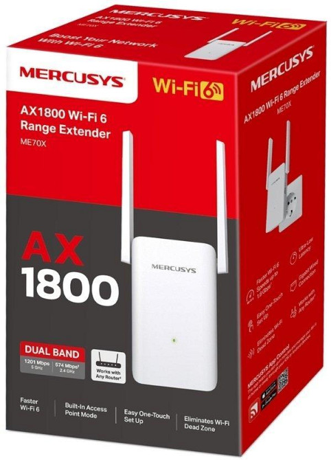 Точка доступу Mercusys ME70X 260 г Харьков - изображение 7