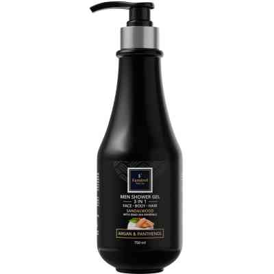 Гель для душа Famirel Для мужчин 3 в 1 Сандал с аргановым маслом и пантенолом 750 мл (7290114085168) Винница