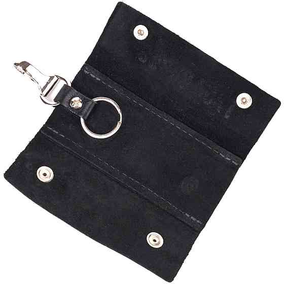 Оригінальна ключниця у глянцевій шкірі Слава ЗСУ GRANDE PELLE 16717 Чорна Київ