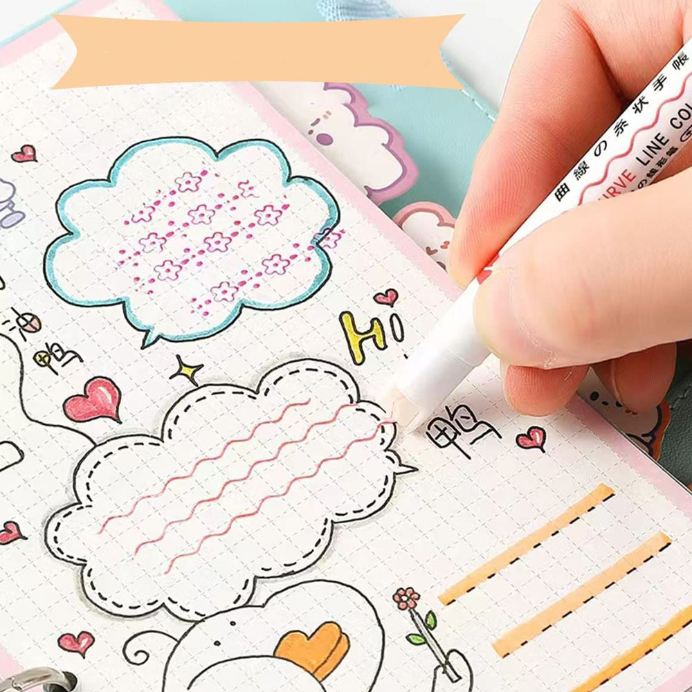 Набор маркеров роликового типа с узорами,6 шт SBR Киев - изображение 2