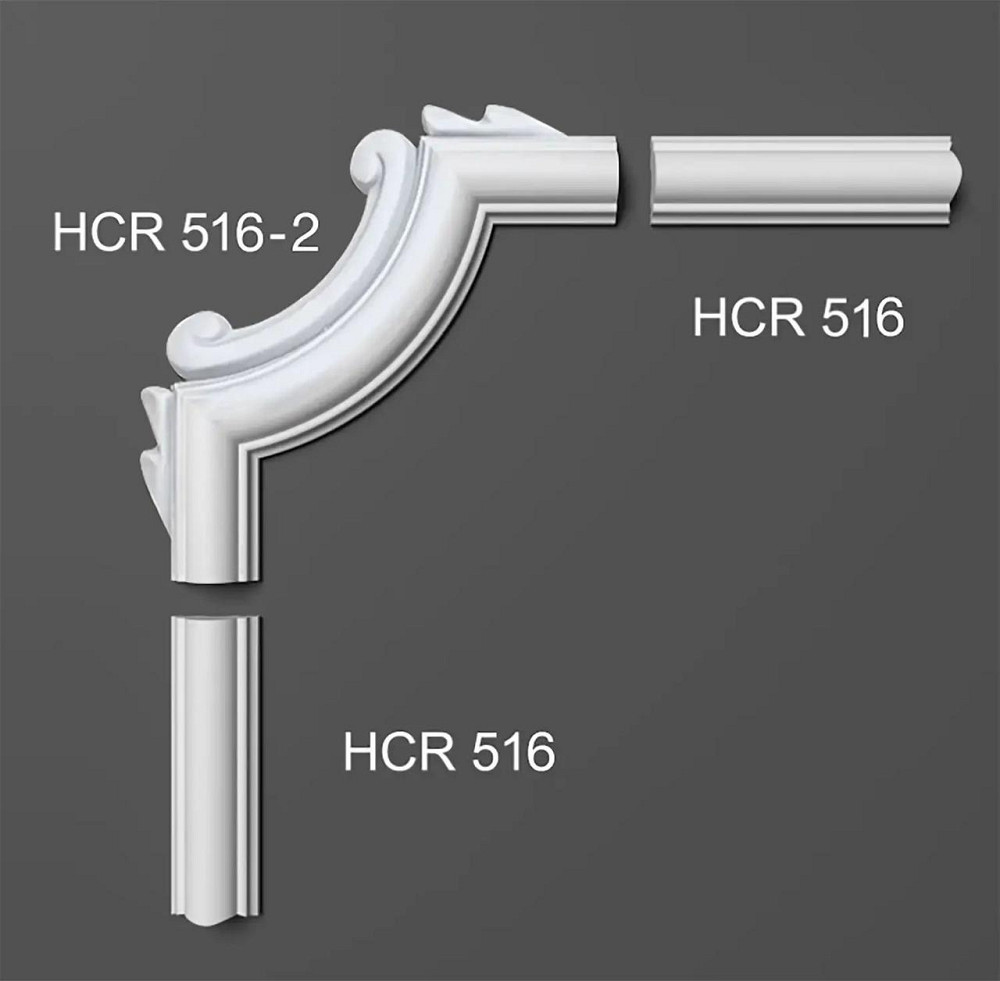 Молдинг полимерный Grand Decor HCR 516 Днепр - изображение 7