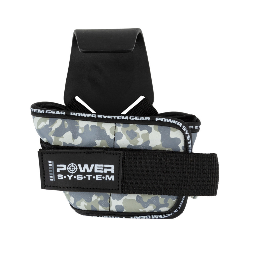 Гаки для тяги на зап'ястя Power System PS-3370 Hooks Camo Black/Grey L Луцьк - фото 3