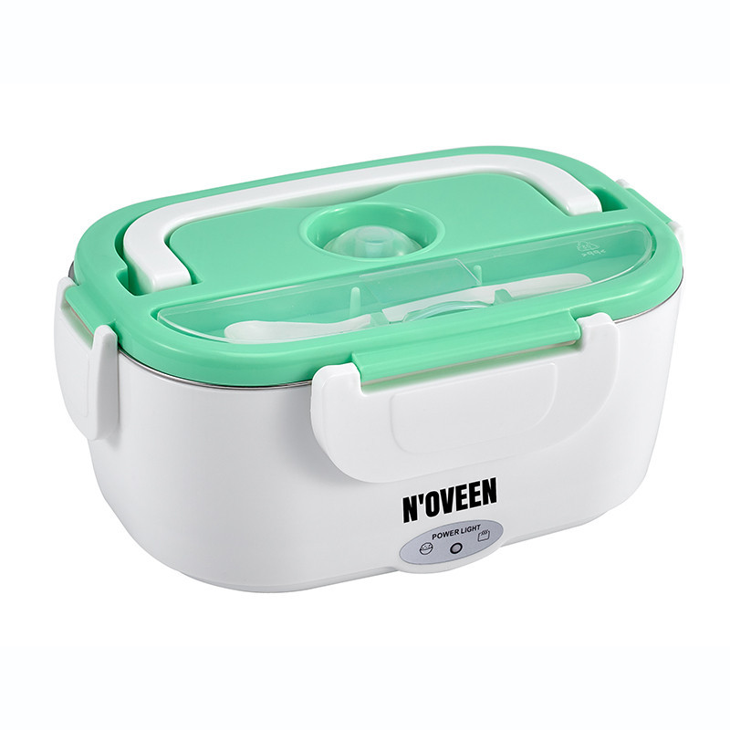 Ланч-бокс с подогревом от 230В и 12В с термосумкой Noveen LB410/420 Зеленый Киев - изображение 1