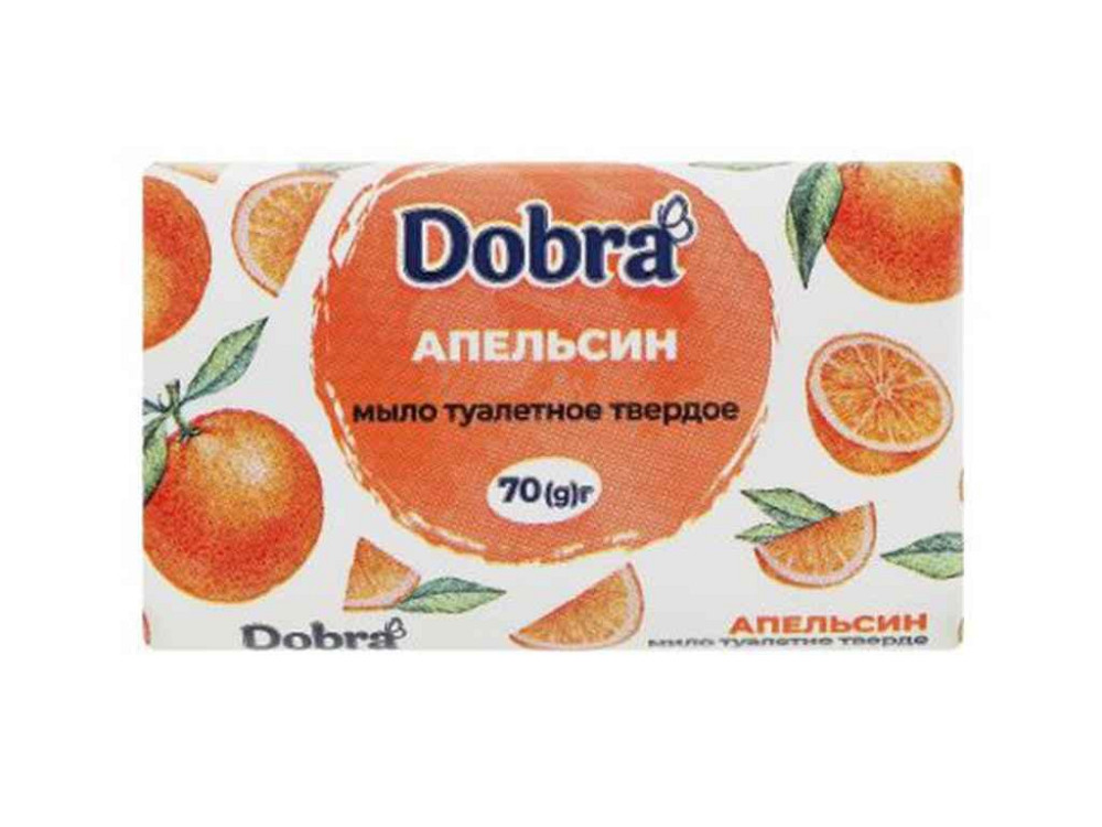 Мило туалетне Апельсин 70гр ТМ Dobra   Solmir Киев - изображение 1