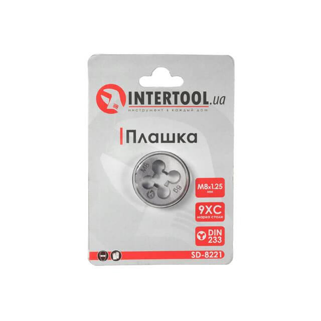 Плашка, M8×1,25 мм INTERTOOL SD-8221 Київ - фото 3
