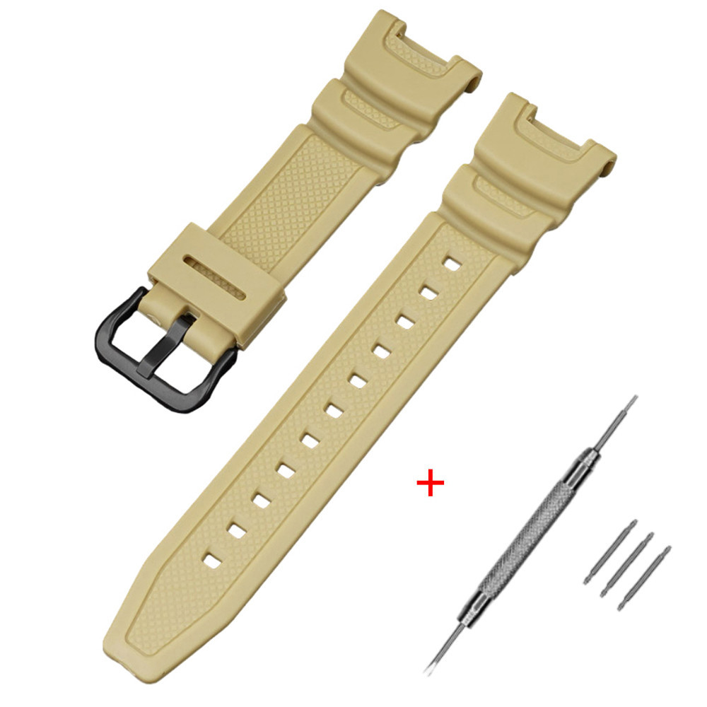 Ремешок для Casio SGW-100 Beige BK SBR Киев - изображение 1