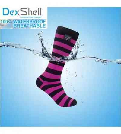 Высокие водонепроницаемые носки Dexshell Longlite (Розовые) S (36-38) Винница