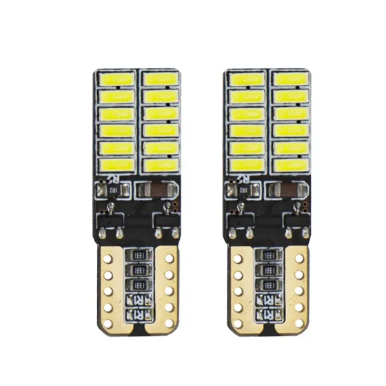 Светодиодные лампы T10 W5W для авто 2 шт, белые Киев