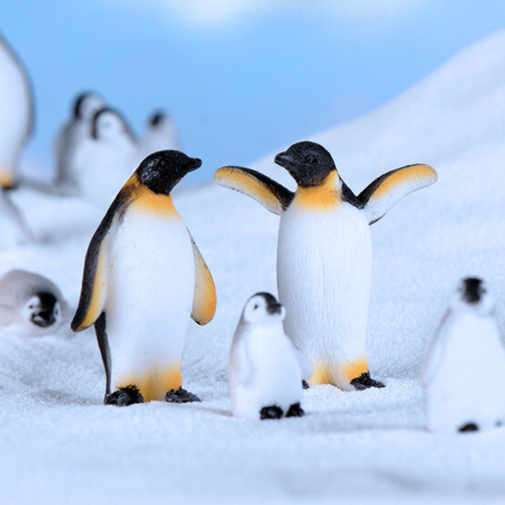 Набор фигурок Пингвины и Морские котики 5 шт. Для мини-сада, флорариума, микроландшафта, хендмейда Одесса - изображение 1