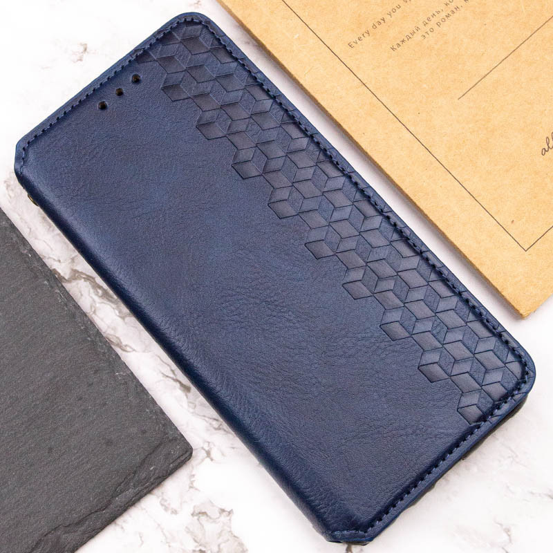 Чохол-книжка для смартфона Rubic Leather for Xiaomi Redmi Note 13 Pro 5G/POCO X6 5G Blue Київ - фото 4
