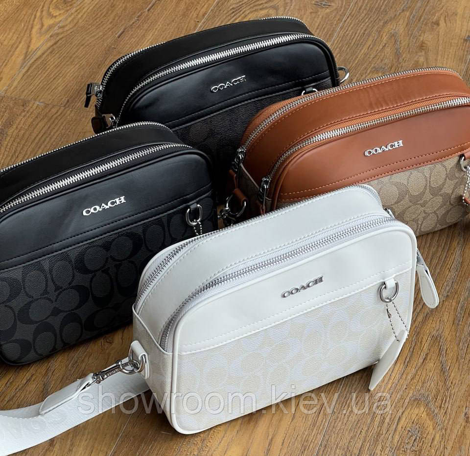 Жіноча зручна сумка crossbody Coach (1376-4) Київ - фото 8