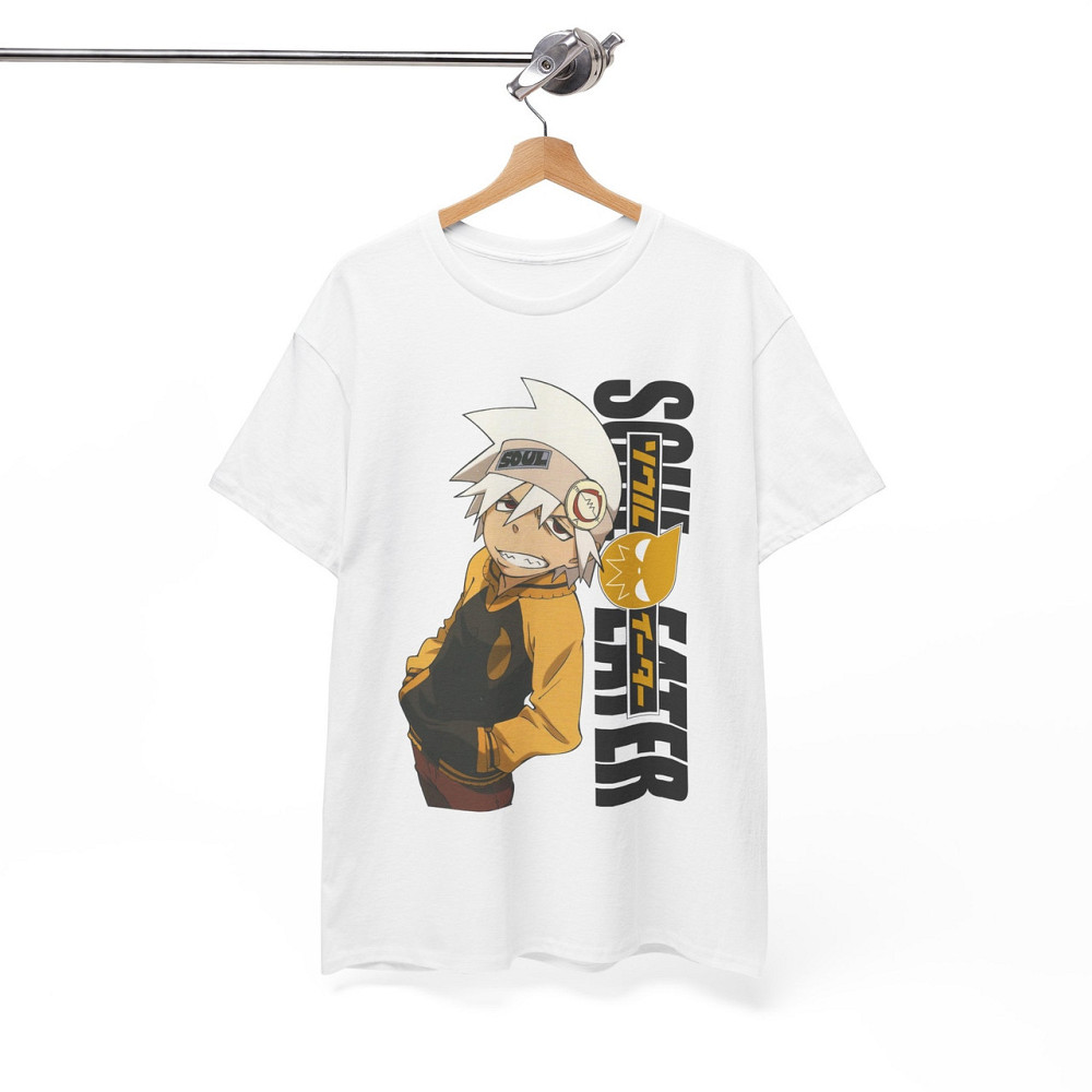 Футболка для хлопчика з аніме принтом Соул Еатер Еванс Аніме оверсайз (зріст від 165 до 180) Чорний AnimeJ0550m Дніпро - фото 7