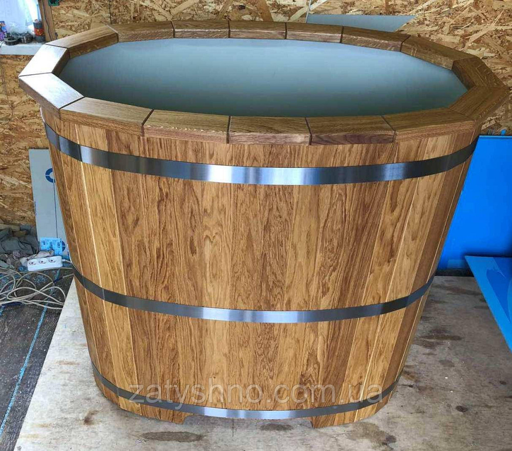 Купіль для лазні з поліпропеленовою вставкою 120*70*110 Київ - фото 2