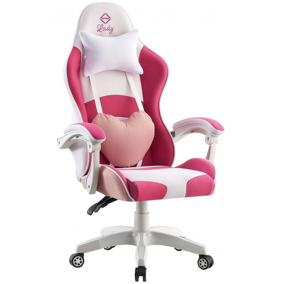 Крісло геймерське комп'ютерне ігрове BONRO LADY 807 офісне для комп'ютера дому і офісу Київ - фото 1
