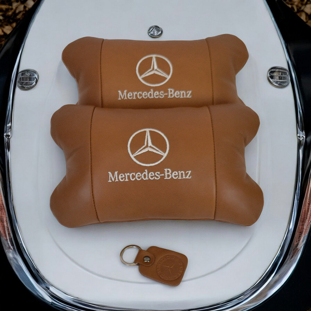 Авто подушка під шию Mercedes-Benz Мерседес, Подушка підголівник в подарунок для голови в авто ZR-20 Львів - фото 17