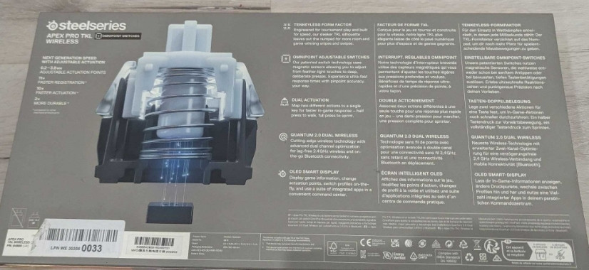 SteelSeries Apex Pro TKL 2024 механическая клавиатура игровая геймерская. Харьков - изображение 1