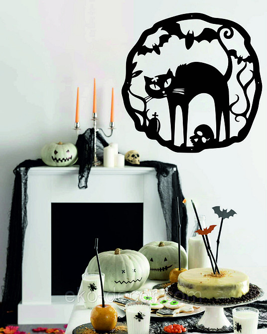 Декоративное настенное 3D Панно «Хэллоуин», Декор на стену с объемом Киев - изображение 9