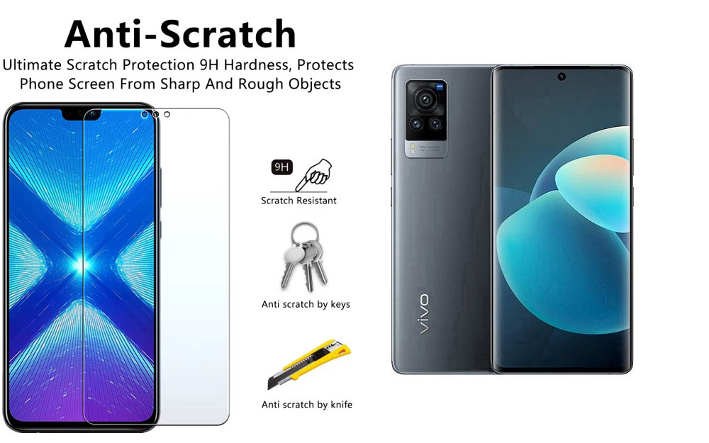 Защитное стекло NeoGlass для vivo X60 Pro – ультрапрозрачное и устойчивое Киев - изображение 1