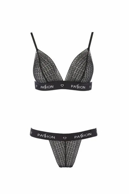 Комплект белья в сеточку GLAMISS SET black S/M - Passion Sex Aura Киев - изображение 3