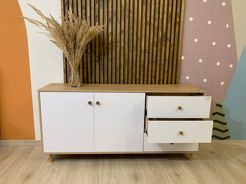 Комод LION Хьюге-5 Дуб Артизан/Німфея альба (LION-041010) Львів - фото 7